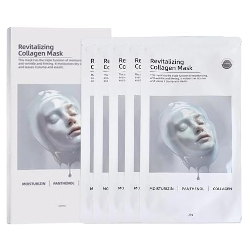 Frfik Hydrating Facial Cover,5 Stück Feuchtigkeitsspendende Natürliche Straffende Gesichtsmaske | Hautpflege Für Männer Damen Winter Hochzeit Reise Party Mutter Freundin Erwachsene Sommer von Frfik