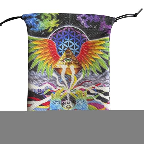 Frfik Tarotbeutel - Tarotkarten Aufbewahrungstasche Beutel Halter,Schmuckbehälter Wahrsage Zubehör Für Anfänger Kinder Zuhause Divination von Frfik