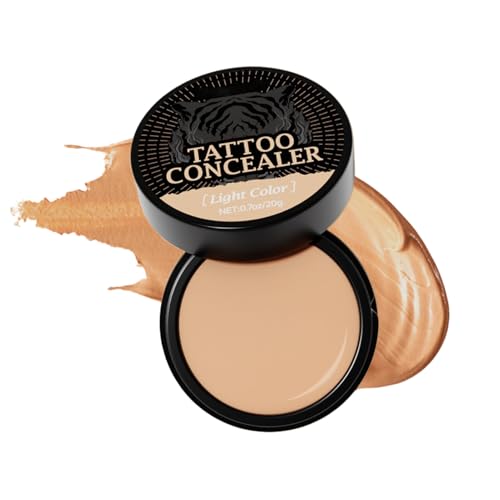Wasserfester Körper Concealer | Hochdeckendes Haut Make-up | Langanhaltende Abdeckung Für Narben tatoos makell | 20g Leichtes Body Makeup Für Damen Herren Sommer Alltag von Frfik