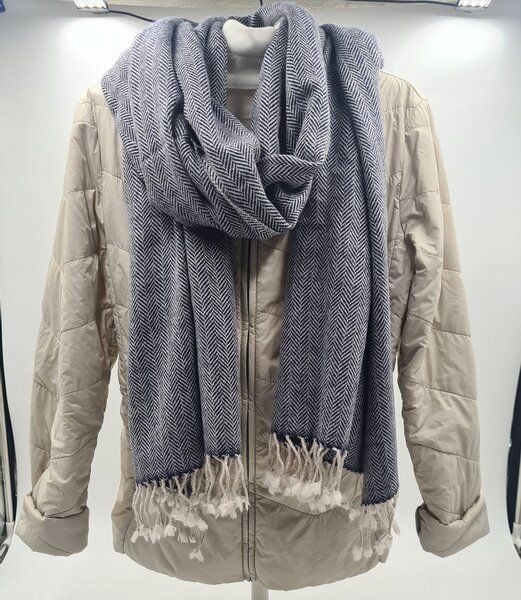 Frida Feeling Wollschal Diamant Muster (mit Fransen) - verschiedene Farben (65 * 200 cm) von Frida Feeling