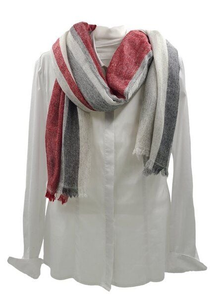 Frida Feeling Wollschal mit Streifen - verschiedene Farben (50 * 180 cm) von Frida Feeling