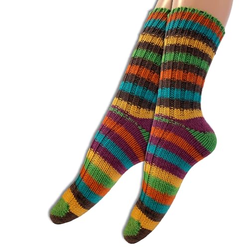 Frida's Wollhaus 1 Paar gestrickte Wollsocken Wool Socks Print in den Größen 36-40 und 40-45 (Gr. 36-40 | 140-01) von Frida's Wollhaus
