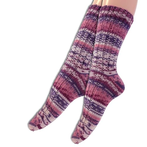 Frida's Wollhaus 1 Paar gestrickte Wollsocken Wool Socks Print in den Größen 36-40 und 40-45 (Gr. 36-40 | S49-01) von Frida's Wollhaus