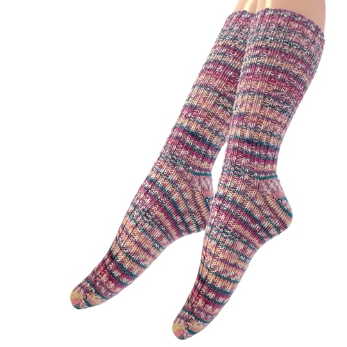 Frida's Wollhaus 1 Paar gestrickte Wollsocken Wool Socks Print in den Größen 36-40 und 40-45 (Gr. 36-40 | S60-03) von Frida's Wollhaus