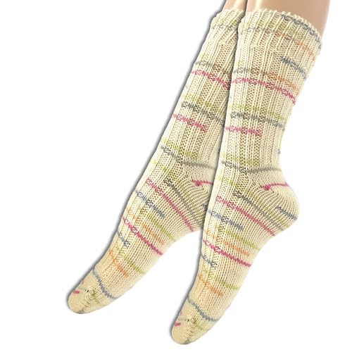 Frida's Wollhaus 1 Paar gestrickte Wollsocken Wool Socks Print in den Größen 36-40 und 40-45 (Gr. 36-40 | S61-01) von Frida's Wollhaus