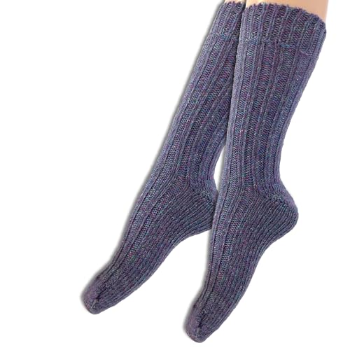 Frida's Wollhaus 1 Paar gestrickte Wollsocken Wool Socks Print in den Größen 36-40 und 40-45 (Gr. 40-45 | S07-05) von Frida's Wollhaus