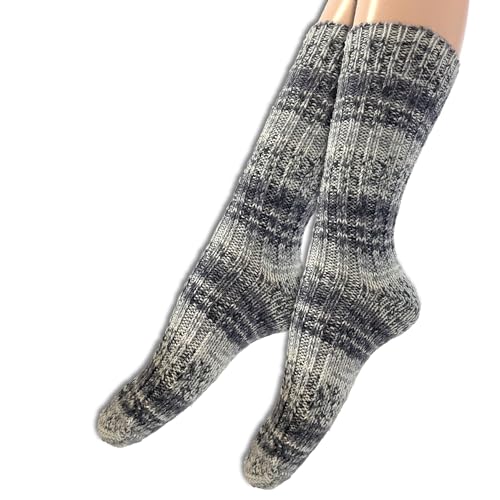 Frida's Wollhaus Wohnkult 1 Paar gestrickte Wollsocken Wool Socks Print in den Größen 36-40 und 40-45 (Gr. 40-45 | S27-07) von Frida's Wollhaus