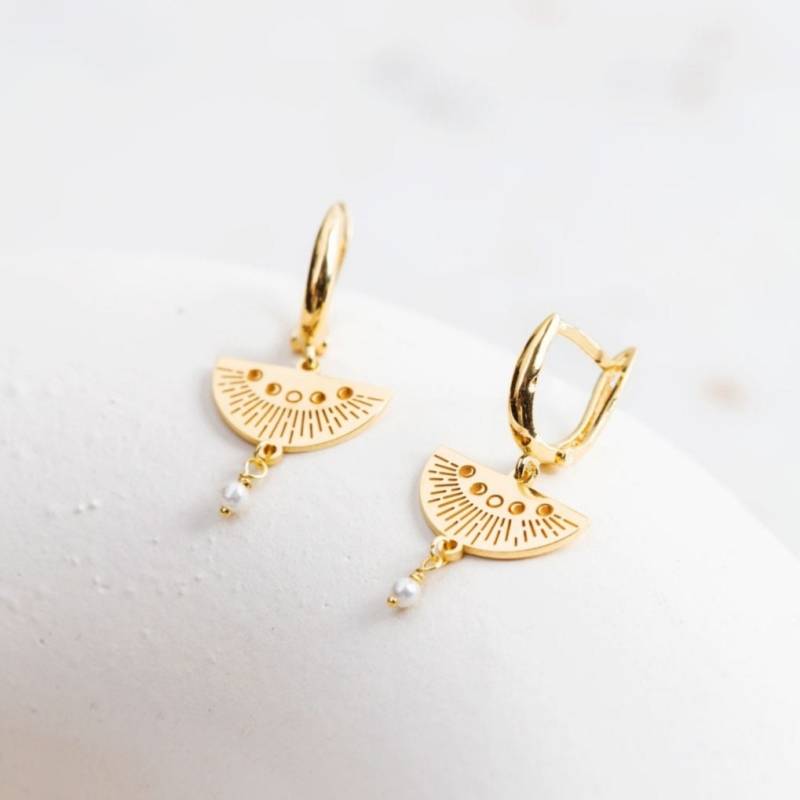 Solar Ohrringe, Silber Vergoldet, 18K Boho Style, Express Lieferung Solar Ohrringe, Silber Vergoldet, 18K Boho Style, Express Lieferung von FridatreasureJewelry