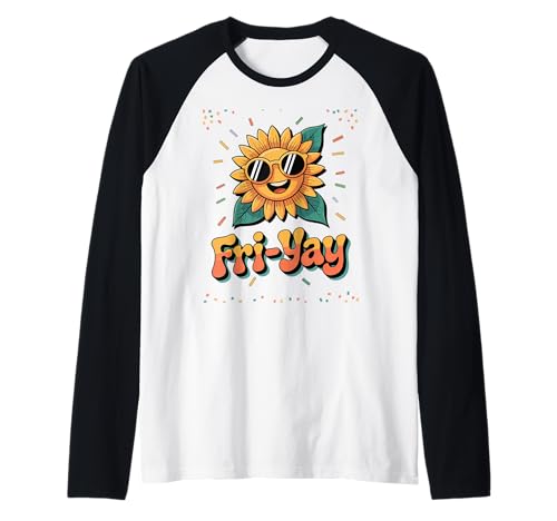 Fri-Yay Weekend Vibes Fun Jungen Mädchen Männer Frauen Sonnenblume Raglan Fri-Yay Weekend Vibes Fun Jungen Mädchen Männer Frauen Sonnenblume Raglan von Friday Weekend Lovers