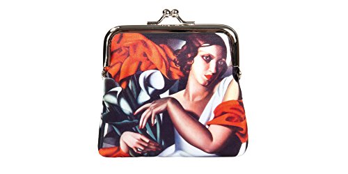 Fridolin Lempicka Portrait of Ira P Geldbörse mit Klickverschluss, 10 cm, Mehrfarbig, Mehrfarbig, 10 cm, Geldbeutel von Fridolin