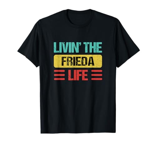 Frieda Vorname T-Shirts & Geschenke Damen Klassisch Unisex T-Shirt Schwarz Small Crew Neck Personalisiertes Frieda Name T-Shirt Klassisch geschnitten, variabler Stoff von Frieda Vorname T-Shirts & Geschenke