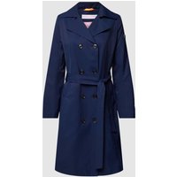 Frieda & Freddies Trenchcoat mit Reverskragen Modell 'Hillary Neo' in Marine, Größe 42 von Frieda & Freddies