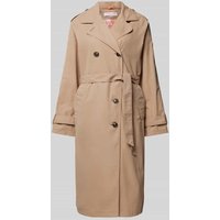 Frieda & Freddies Trenchcoat mit Reverskragen Modell 'Marni' in Beige, Größe 40 von Frieda & Freddies