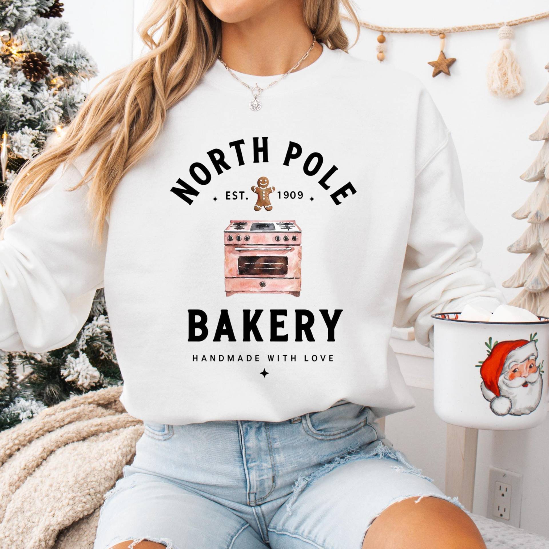 Weihnachten Pullover, Weihnachtsbäckerei Für Damen Und Herren Als Lustiger Weihnachtspullover Perfektes Weihnachtsoutfit, Geschenkidee von FriedaFunkel