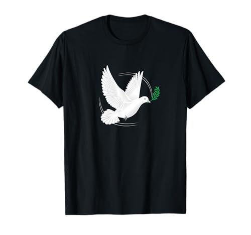 Friedenstaube Frieden Damen Kinder Herren T-Shirt Friedenstaube Frieden Damen Kinder Herren T-Shirt von Friede Weltfrieden Peace