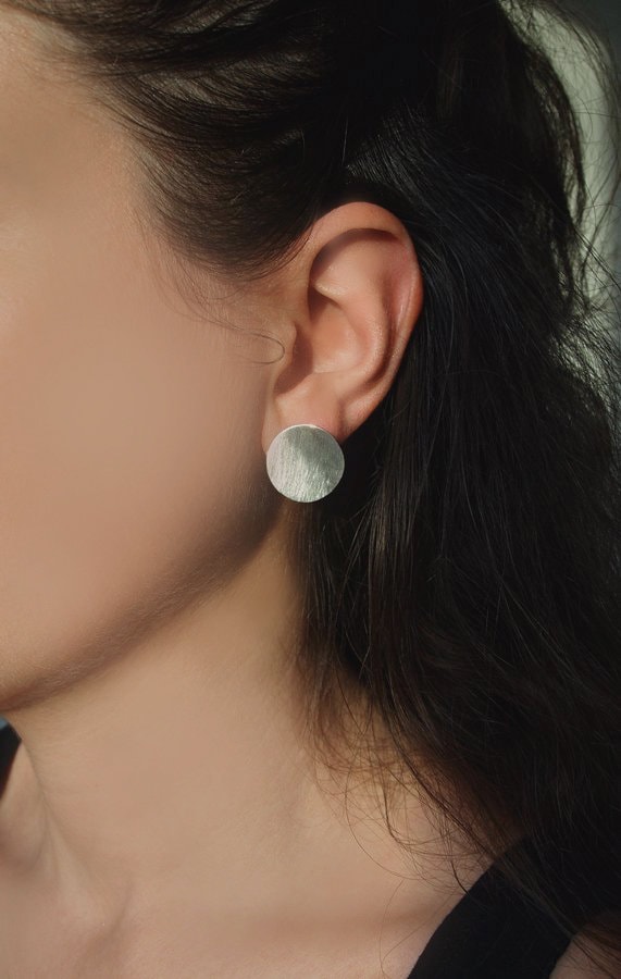 Wafe - Ohrstecker | 925 Silber Wafe - Ohrstecker | 925 Silber von FriedmanJewelry