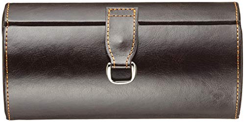 Friedrich|23, Brillenrolle, Für 3 Brillen, Mit Druckknopf, 18 x 9 x 9 cm, Bond, Feinsynthetik, Braun, 20112-3 von Friedrich Lederwaren