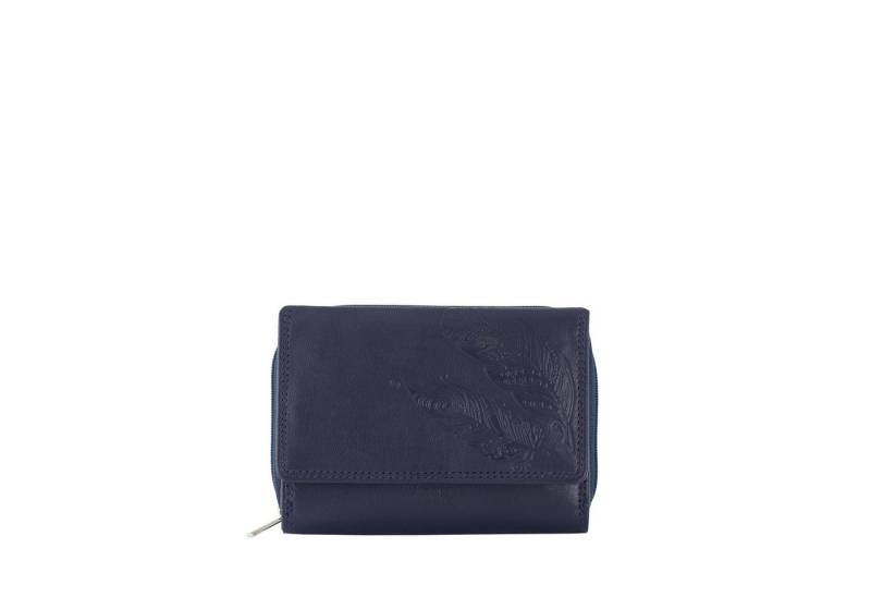 Friedrich23 Geldbörse Damen Boho mit RFID Scanschutz, Feinstes Ziegennappa-Leder von Friedrich23