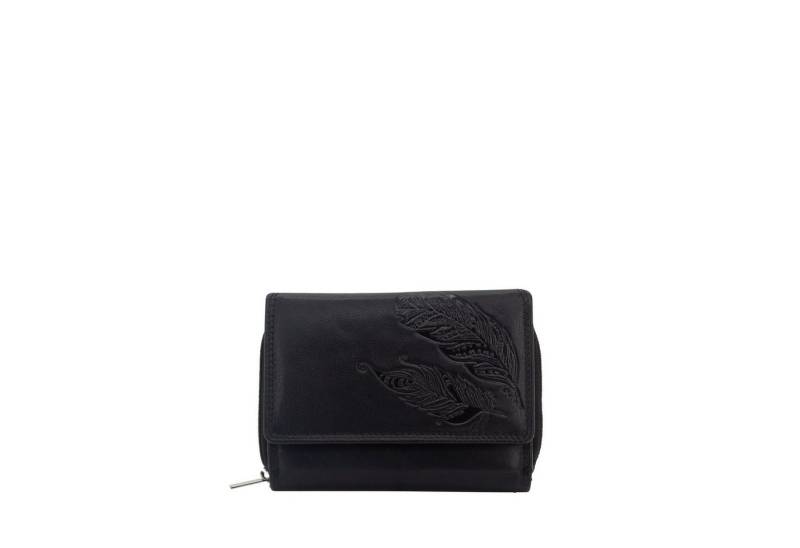 Friedrich23 Geldbörse Damen Boho mit RFID Scanschutz, Feinstes Ziegennappa-Leder von Friedrich23