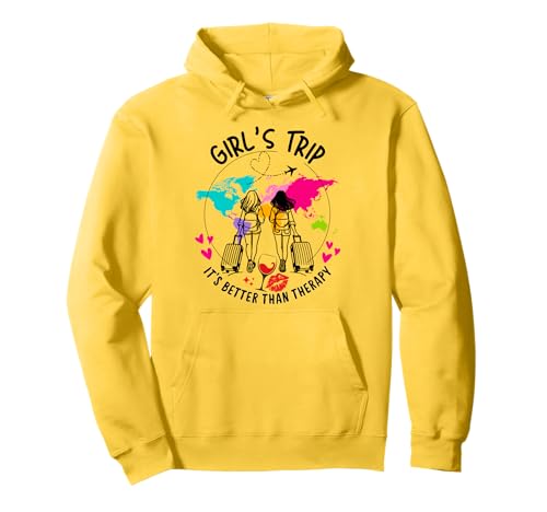 Sisters Weekend It's Better Than Therapy for Girls Trip 2025 Pullover Hoodie von Friend Besties Summer Vacation Travel Matching Fun