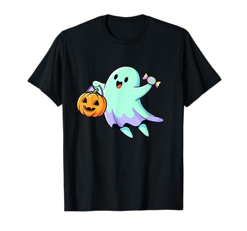 Niedliches Nicht gruseliges Geister-Shirt für Mädchen, Kinder, Halloween T-Shirt Niedliches Nicht gruseliges Geister-Shirt für Mädchen, Kinder, Halloween T-Shirt von Friendly Ghost Halloween Party Outfits