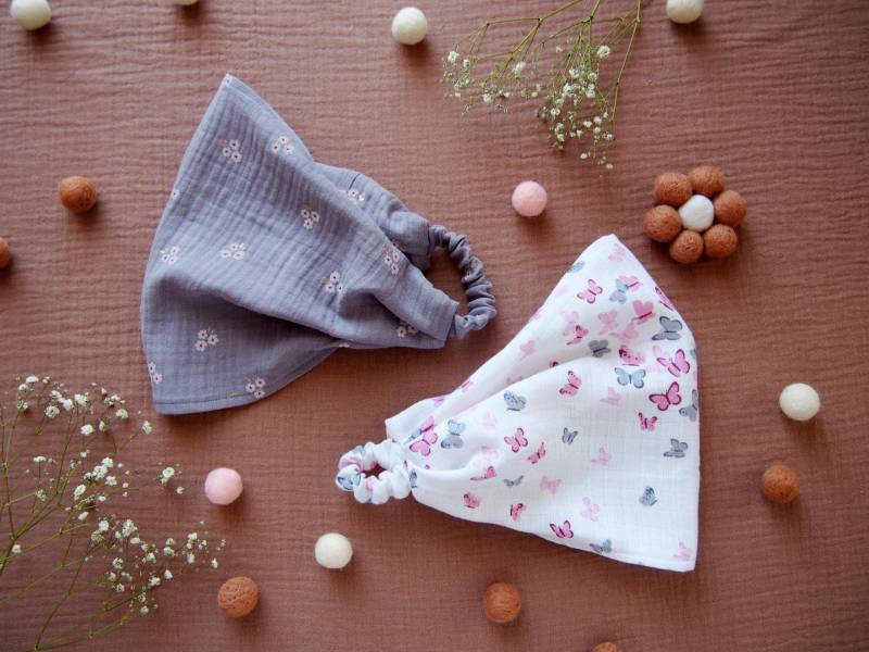 2Er Set Sommer Kopftuch Für Mädchen. Kinder Kopftuch. Strand Hut. Baby Mädchen Kopf Sonnenschutz. Stirnband. Schmetterlinge von FriendlyBaby