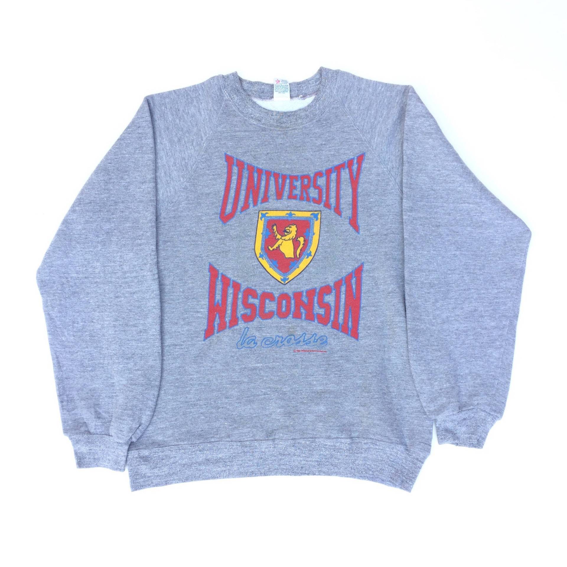 Rare Vintage Sweatshirt Universität Wisconsin 1986 Pullover Männer Unisex von FriendlyVintge