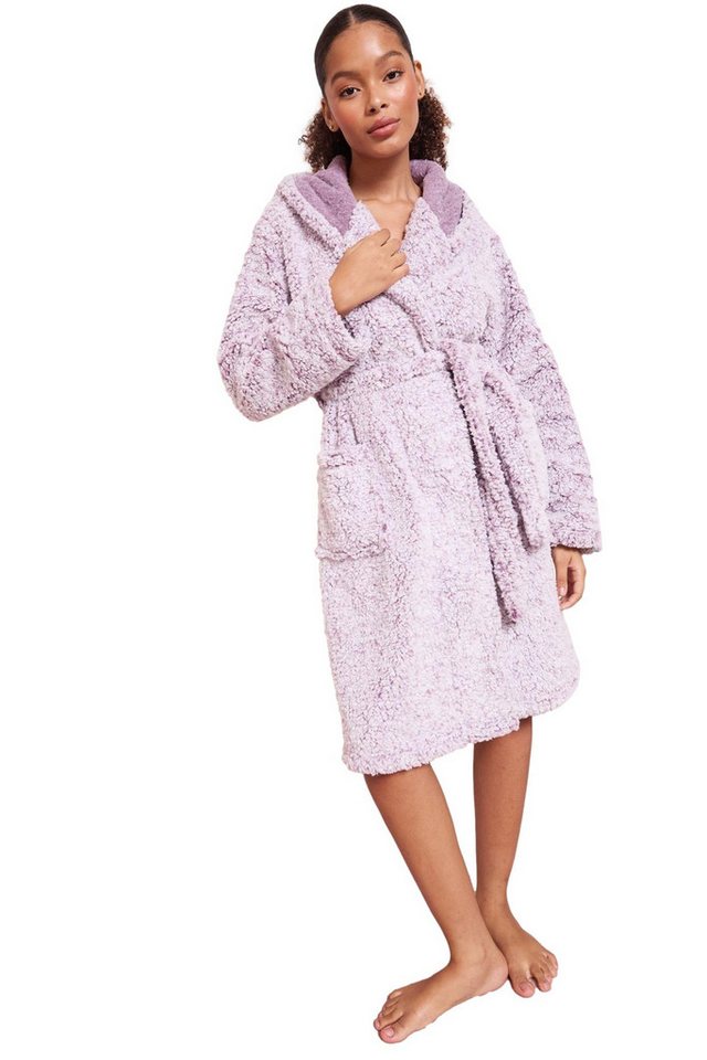 Friends Like These Damenbademantel Friends Like These Mittellanger Morgenmantel, Polyester von Friends Like These