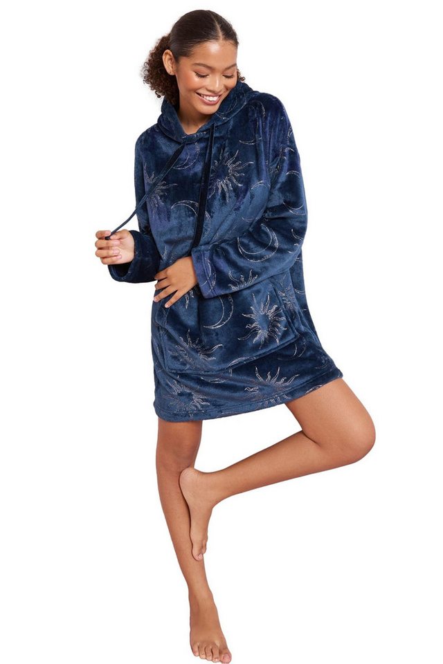 Friends Like These Damenbademantel Friends Like These Poncho-Bademantel mit Print, Polyester von Friends Like These