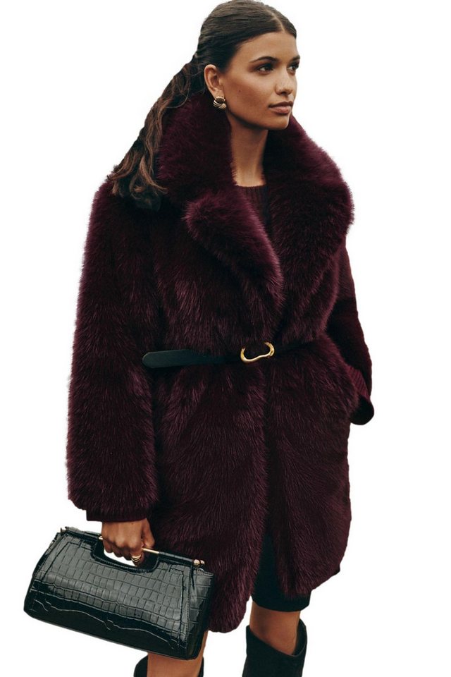 Friends Like These Fellimitatmantel Friends Like These X Lucy Mecklenburgh Mantel (1-tlg) von Friends Like These