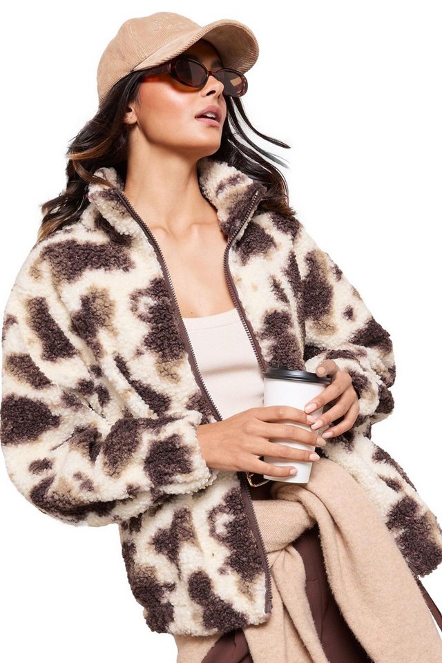 Friends Like These Fleecejacke Friends Like These Teddyfelljacke mit RV (1-St) von Friends Like These