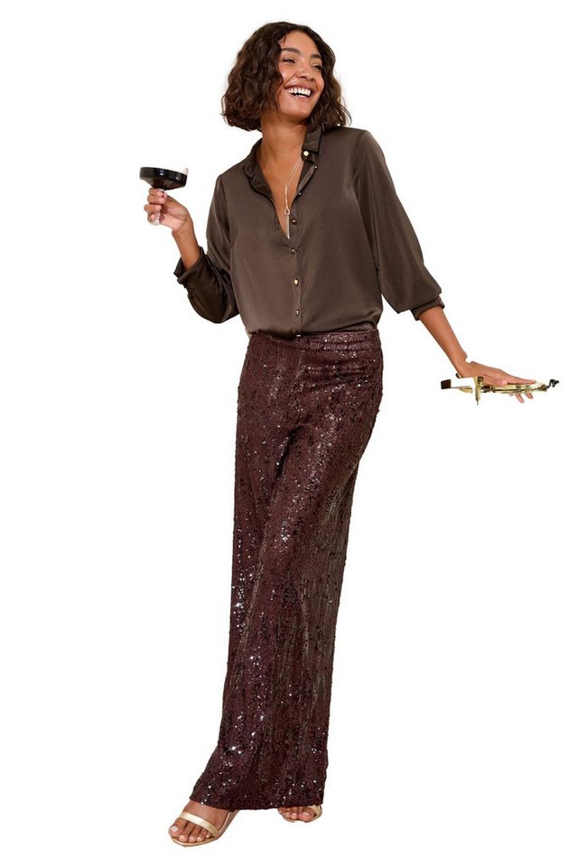 Friends Like These Hemdbluse Friends Like These Durchgeknöpfte Satinbluse (1-tlg) von Friends Like These