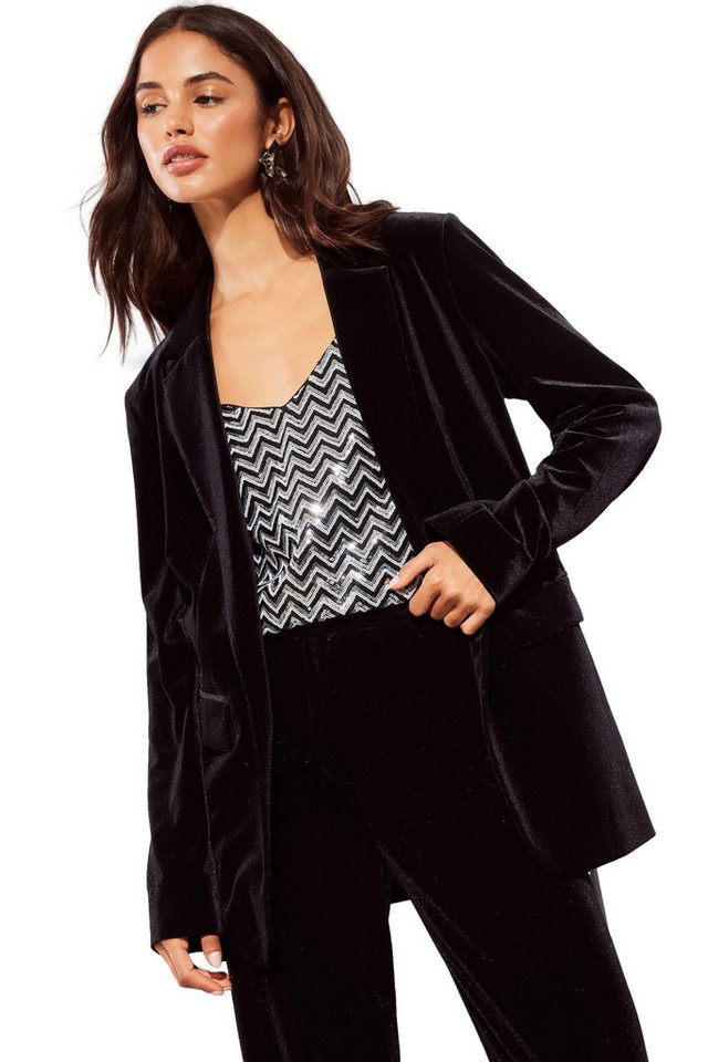 Friends Like These Jackenblazer Friends Like These einreihiger Samtblazer, Regular (1-tlg) von Friends Like These