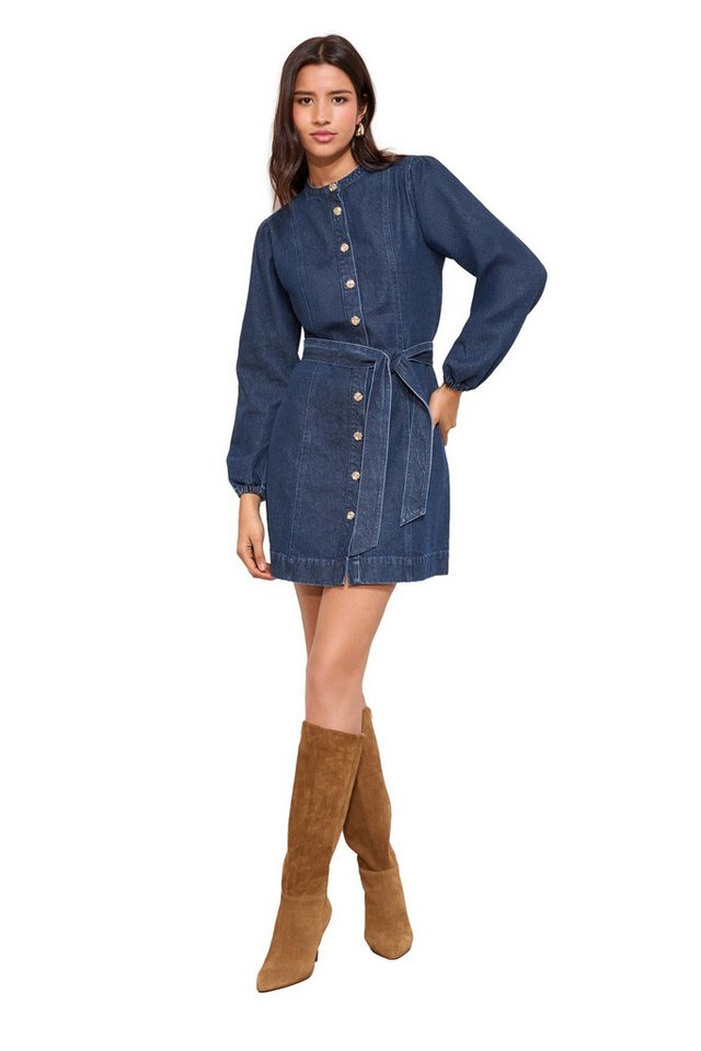 Friends Like These Jeanskleid Friends Like These Denim-Minikleid mit Gürtel (1-tlg) von Friends Like These