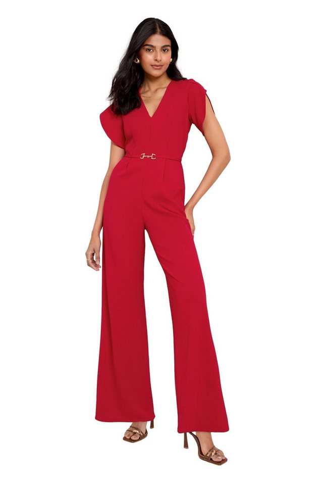 Friends Like These Jumpsuit Friends Like These V-Neck Overall mit Tulpenärmeln (1-tlg) von Friends Like These
