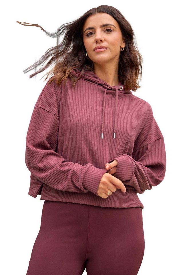 Friends Like These Kapuzenpullover Friends Like These Studio Geripptes Cropped-Hoodie (1-tlg) von Friends Like These