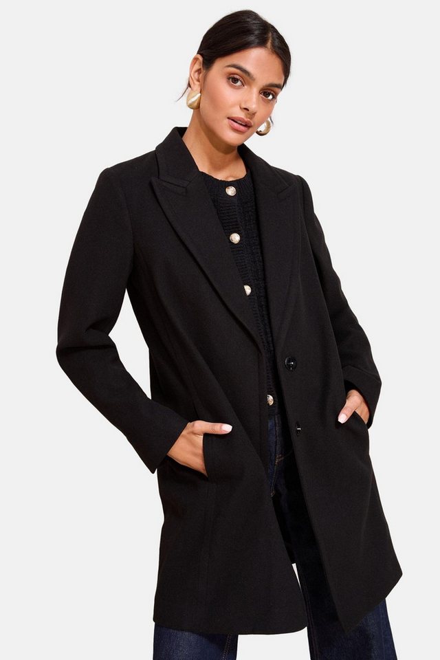 Friends Like These Kurzmantel Friends Like These Mantel mit Knopf, Regular (1-tlg) von Friends Like These