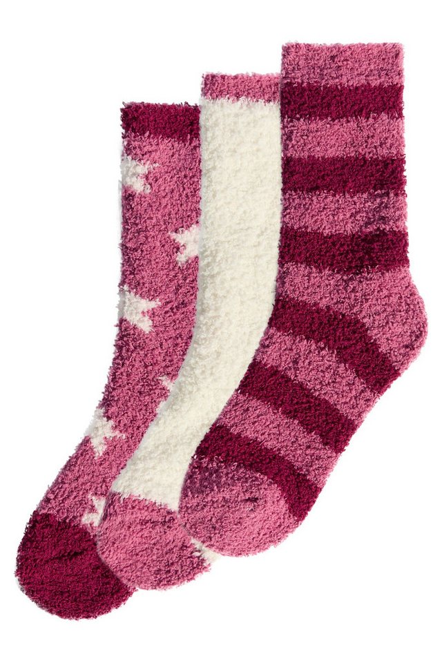 Friends Like These Kuschelsocken Friends Like These Kuschelige Haussocken, 3er-Pack (3-Paar) von Friends Like These