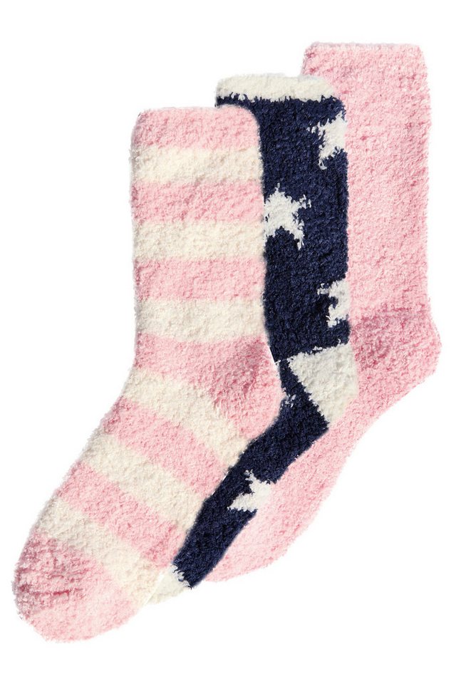 Friends Like These Kuschelsocken Friends Like These Kuschelige Haussocken, 3er-Pack (3-Paar) von Friends Like These