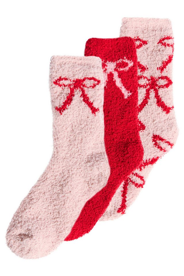 Friends Like These Kuschelsocken Friends Like These Kuschelige Haussocken, 3er-Pack (3-Paar) von Friends Like These