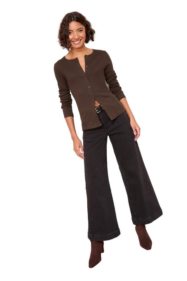 Friends Like These Langarmbluse Friends Like These Geknöpftes Top (1-tlg) von Friends Like These