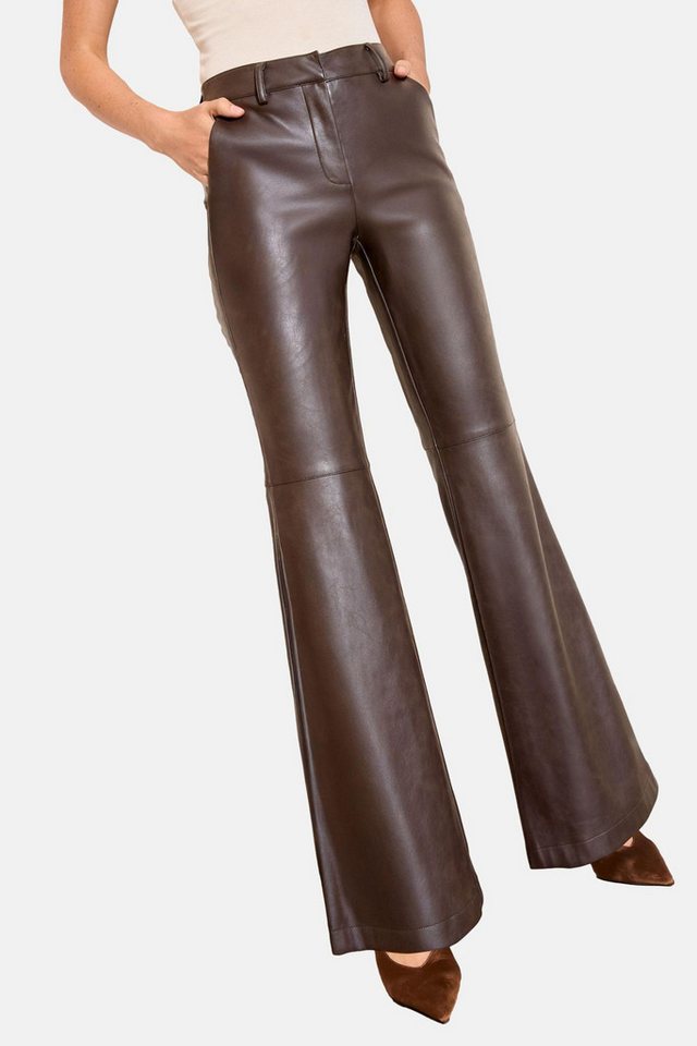 Friends Like These Lederhose Friends Like These Ausgestellte Hose, Kunstleder (1-tlg) von Friends Like These