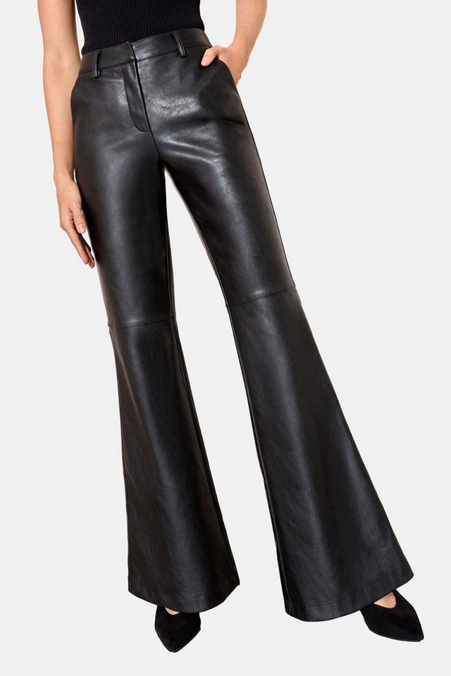 Friends Like These Lederhose Friends Like These Ausgestellte Hose, Kunstleder (1-tlg) von Friends Like These