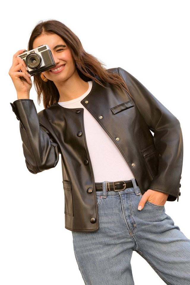 Friends Like These Lederjacke Friends Like These Jacke aus Polyurethan (1-St) von Friends Like These