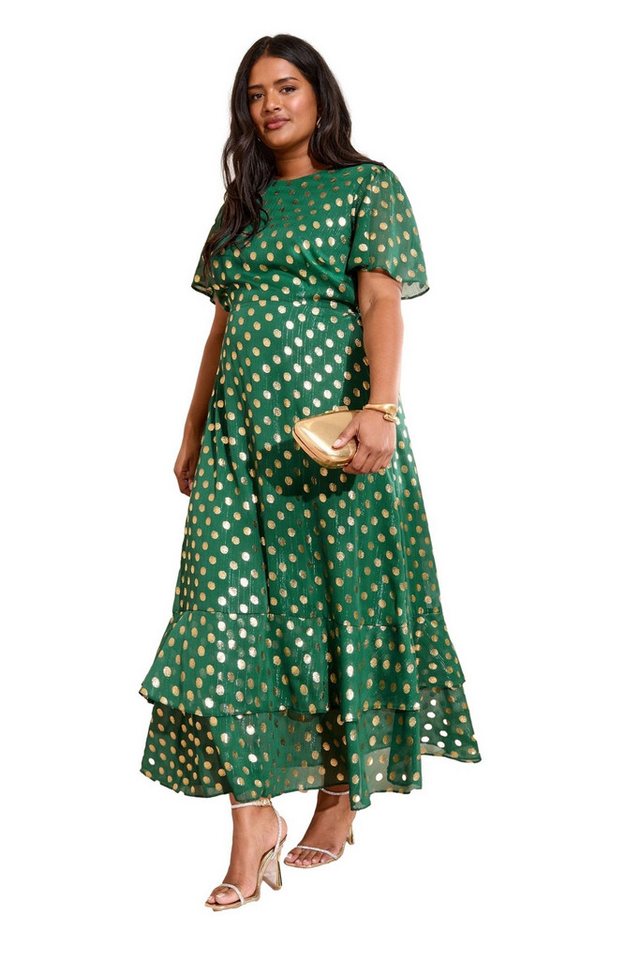 Friends Like These Maxikleid Friends Like These Chiffon-Maxikleid, Curve (1-tlg) von Friends Like These