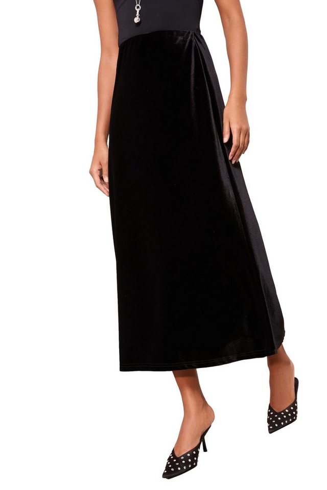 Friends Like These Maxirock Friends Like These Maxirock aus Samt, Petite Fit (1-tlg) von Friends Like These