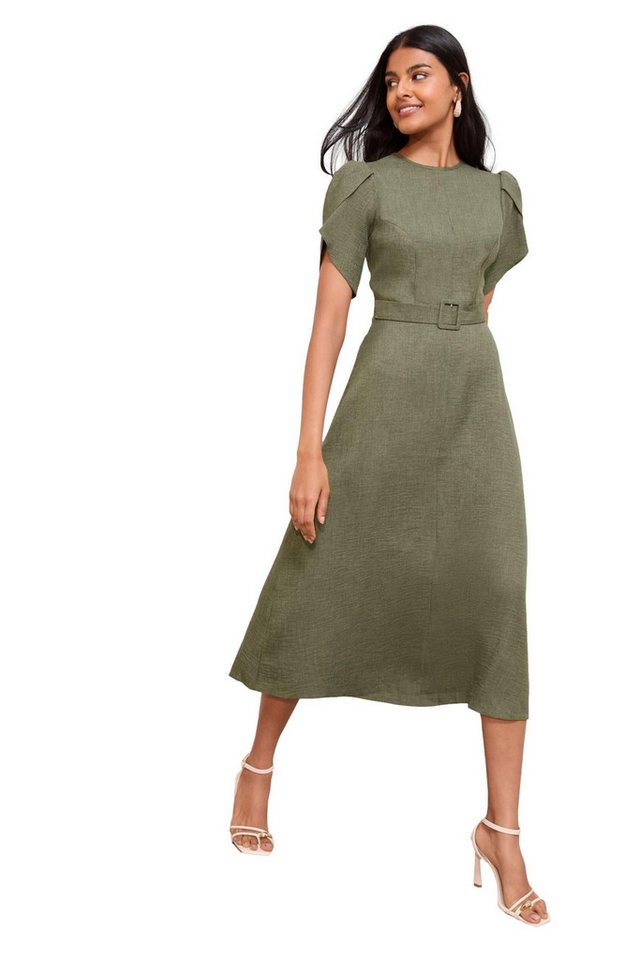 Friends Like These Midikleid Friends Like These A-Linien-Midikleid mit Gürtel (1-tlg) von Friends Like These