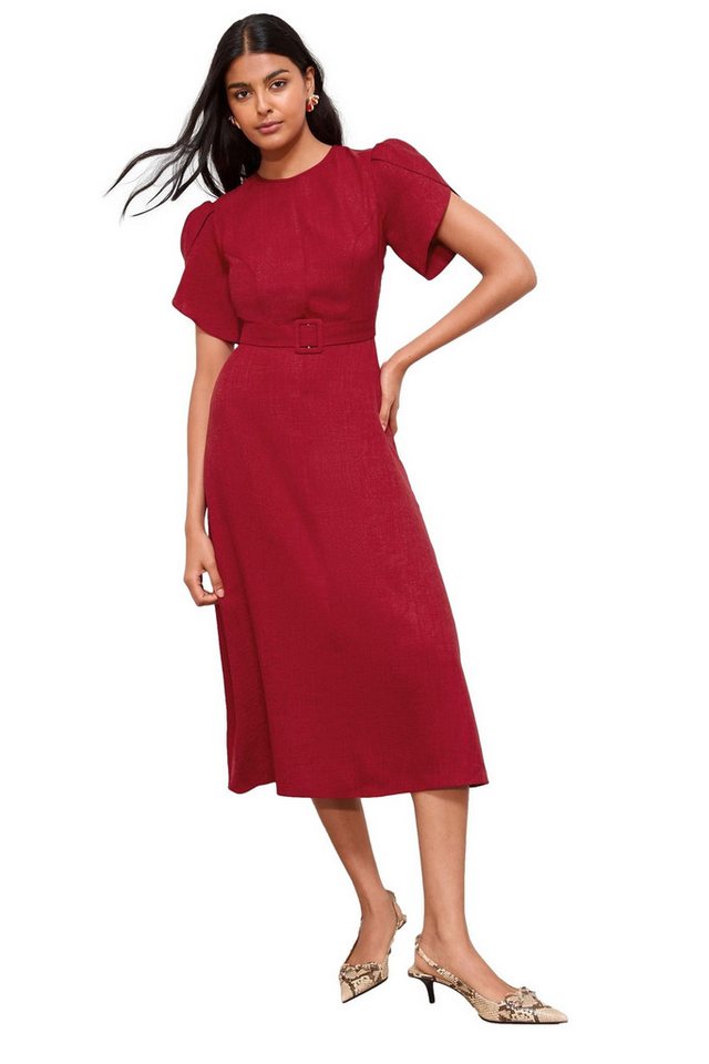 Friends Like These Midikleid Friends Like These A-Linien-Midikleid mit Gürtel (1-tlg) von Friends Like These