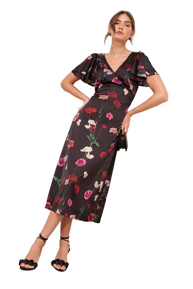 Friends Like These Midikleid Friends Like These Midikleid aus Satin (1-tlg) von Friends Like These