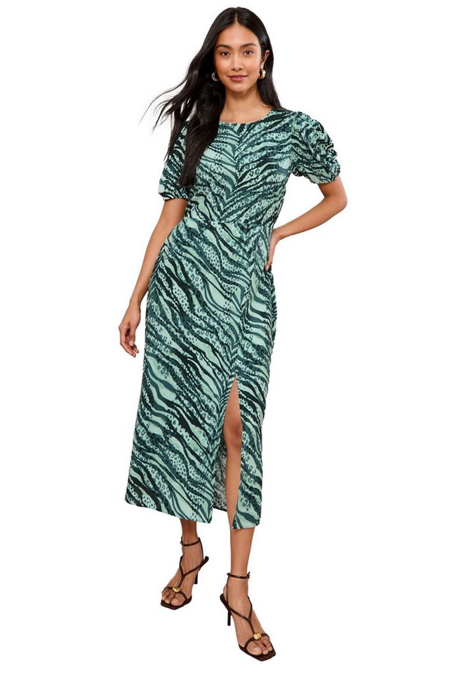 Friends Like These Midikleid Friends Like These Midikleid mit Leo-Print Regular (1-tlg) von Friends Like These